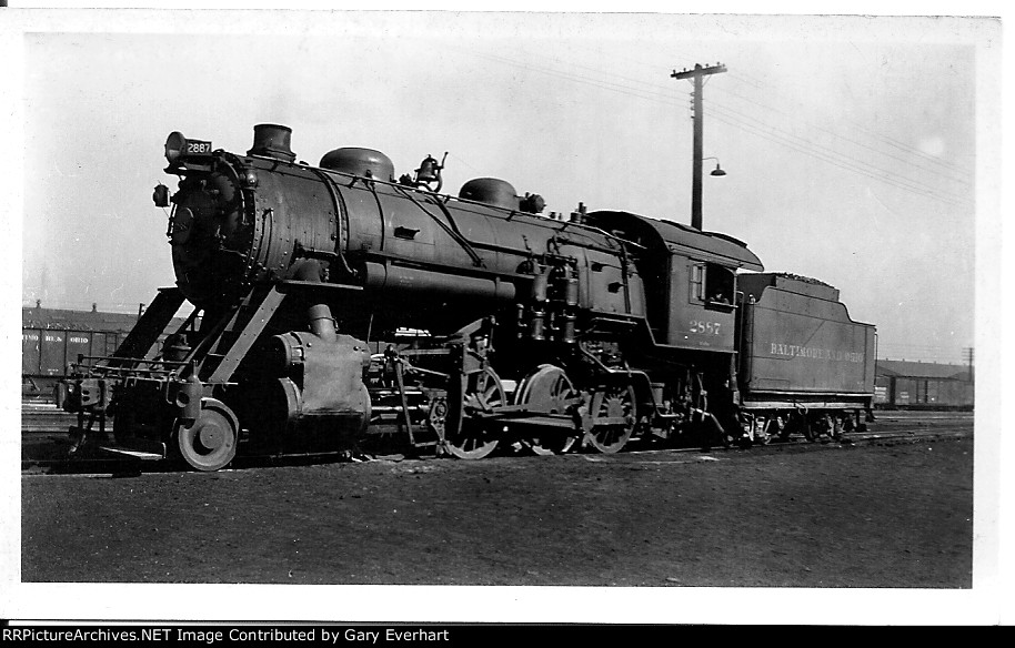 Baltimore & Ohio 2-8-0 #2887